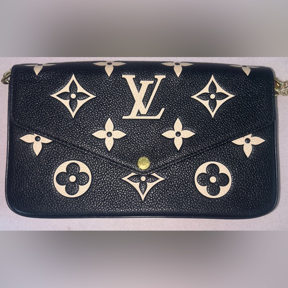 LOUIS VUITTON FELICIE monogram empreinte Crossbody BAG or clutch (no ins… - Picture 5 of 8
